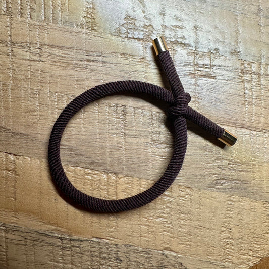 Haarelastiek Armband Chocobruin