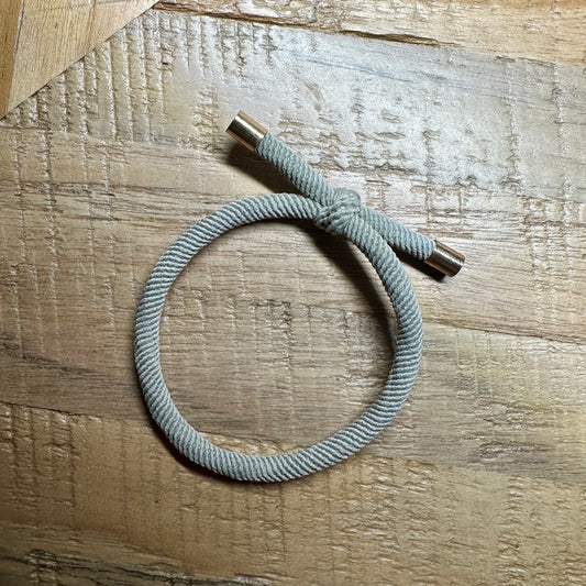 Haarelastiek Armband Grijs