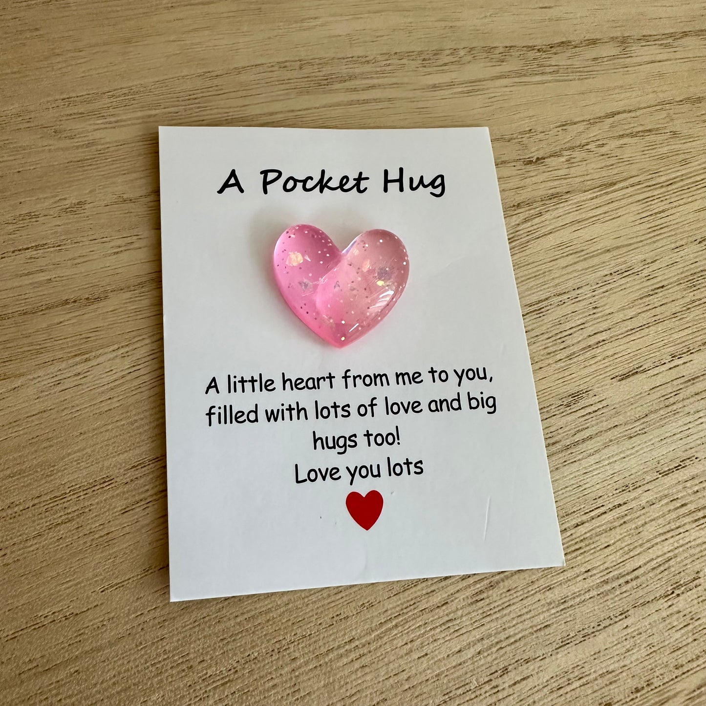 Pocket gift Roze hartje