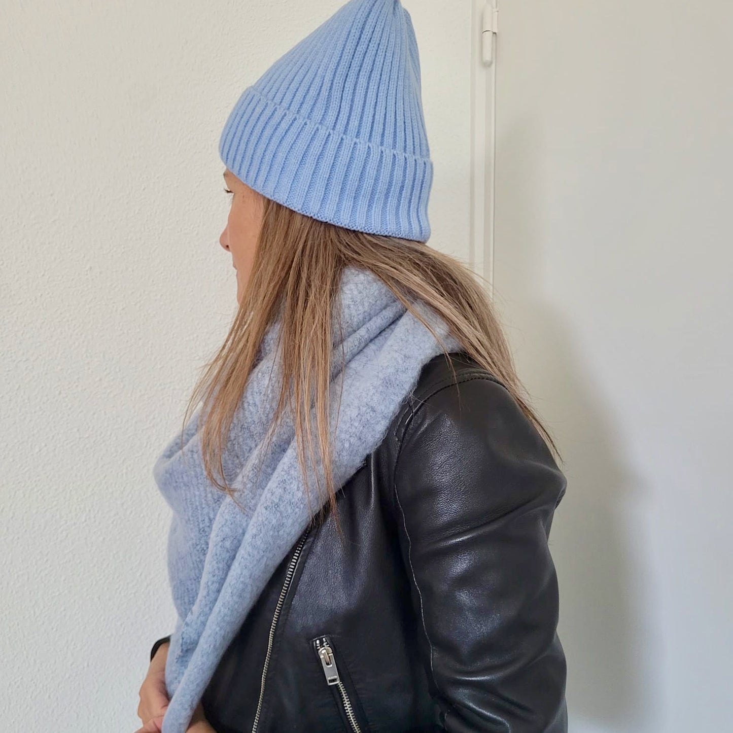 Cosy sjaal Lichtblauw
