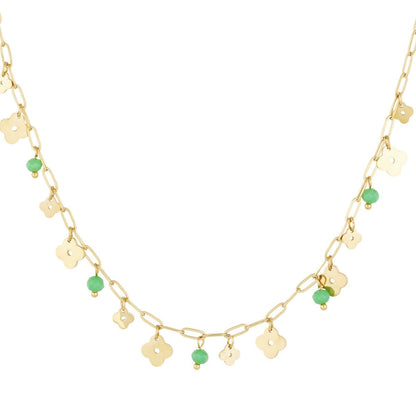 Ketting Klavertje Groen