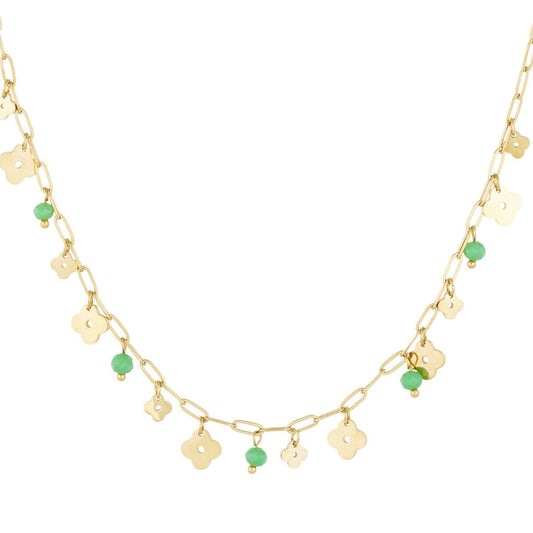 Ketting Klavertje Groen