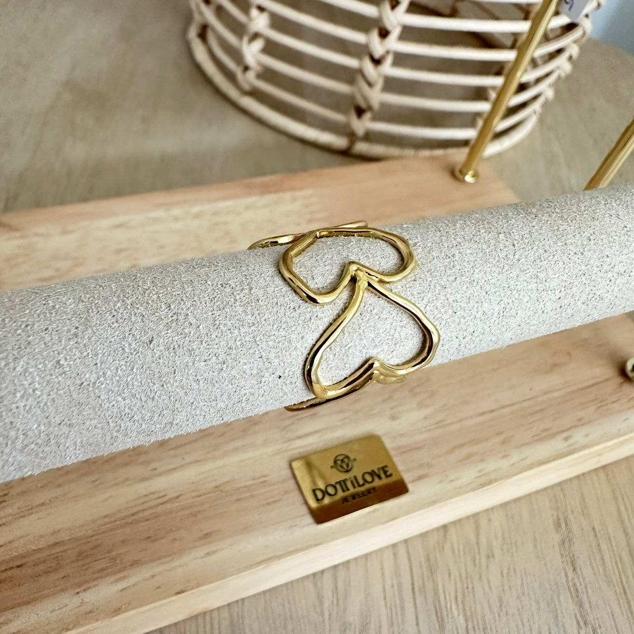 Stijlvolle Ring open hartjes