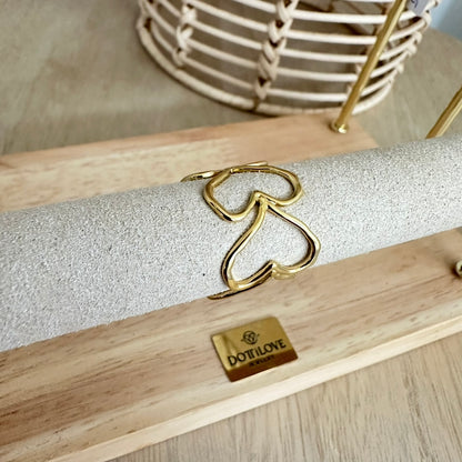 Stijlvolle Ring open hartjes