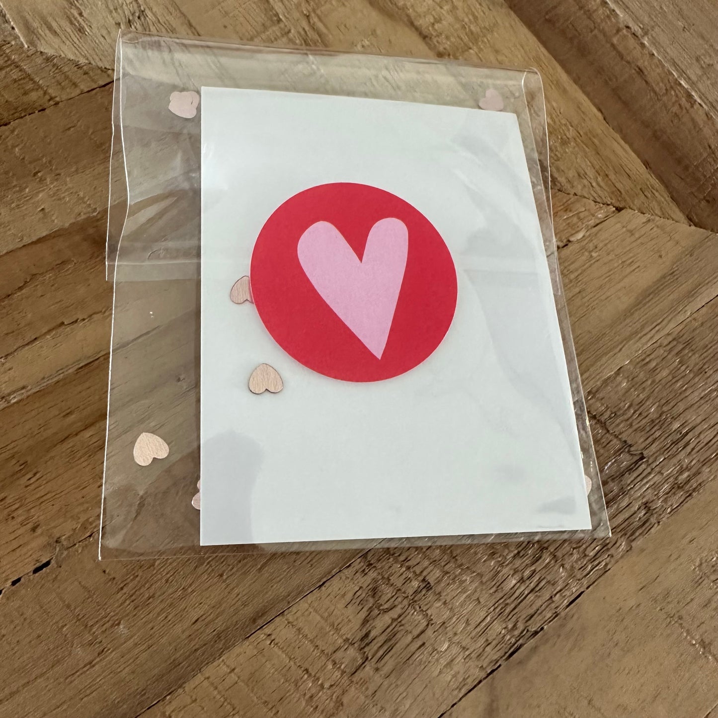 Pocket gift Roze hartje
