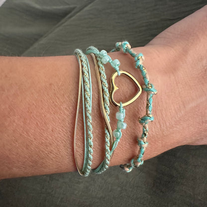 Armband Summer Flow Love Groen