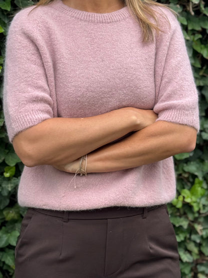 Alpaca trui Lisa Oud-roze