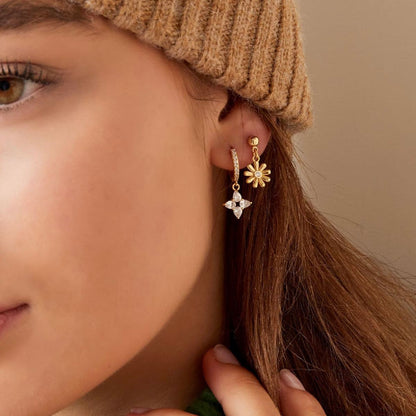 Oorbellen daisy sparkle