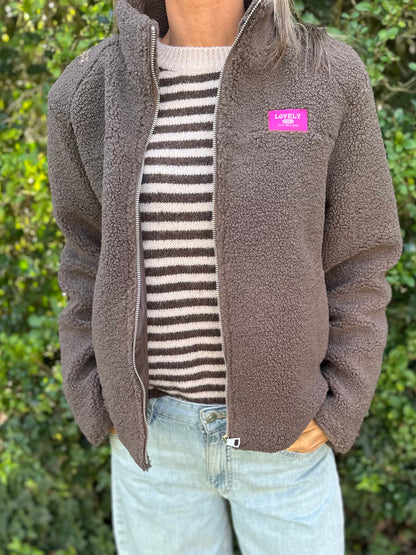 Teddy Jacket Chocobruin patch