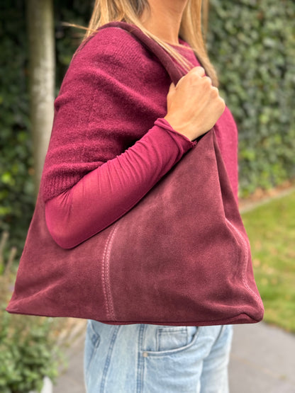 Top Cashmere stretch Burgundy