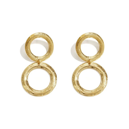 Statement oorbel Goud cirkelvormig