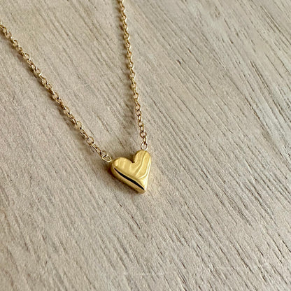Kettinkje Goud 'Single Heart'