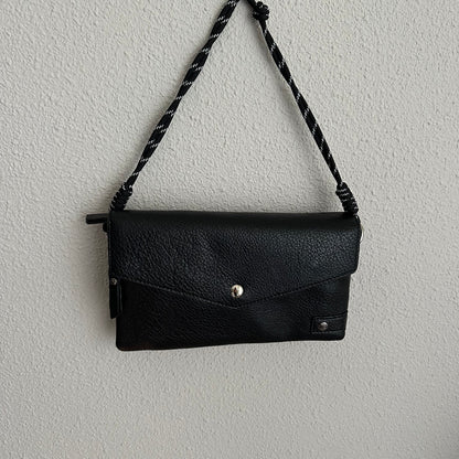 Schoudertasje/crossbody 'Stanfield' inclusief drie banden Zwart
