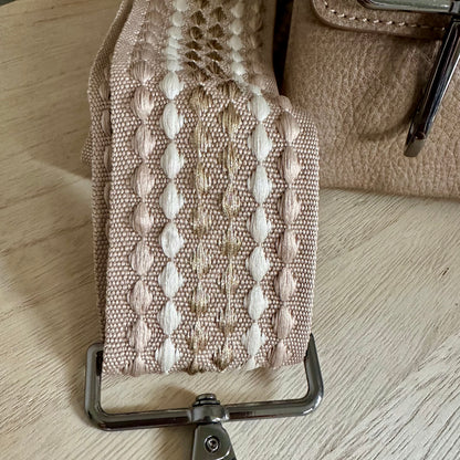 Crossbody/ schoudertas ‘Naarden’ Taupe incl. twee schouderbanden