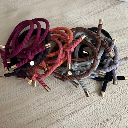 Haarelastiek Armband Grijs