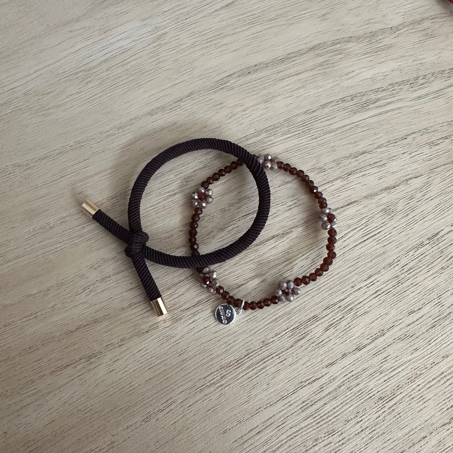 Haarelastiek Armband Chocobruin