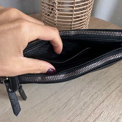 Crossbody/ schoudertas ‘San Martin’ Zwart incl twee schouderbanden