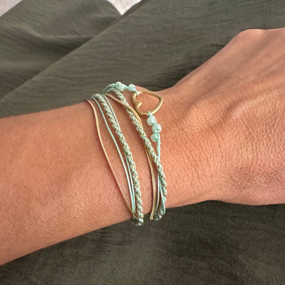 Armband Summer Flow Love Groen