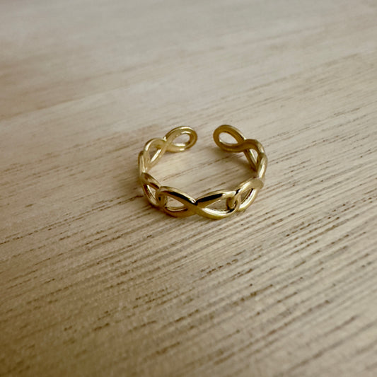 Ring Infinity Goud