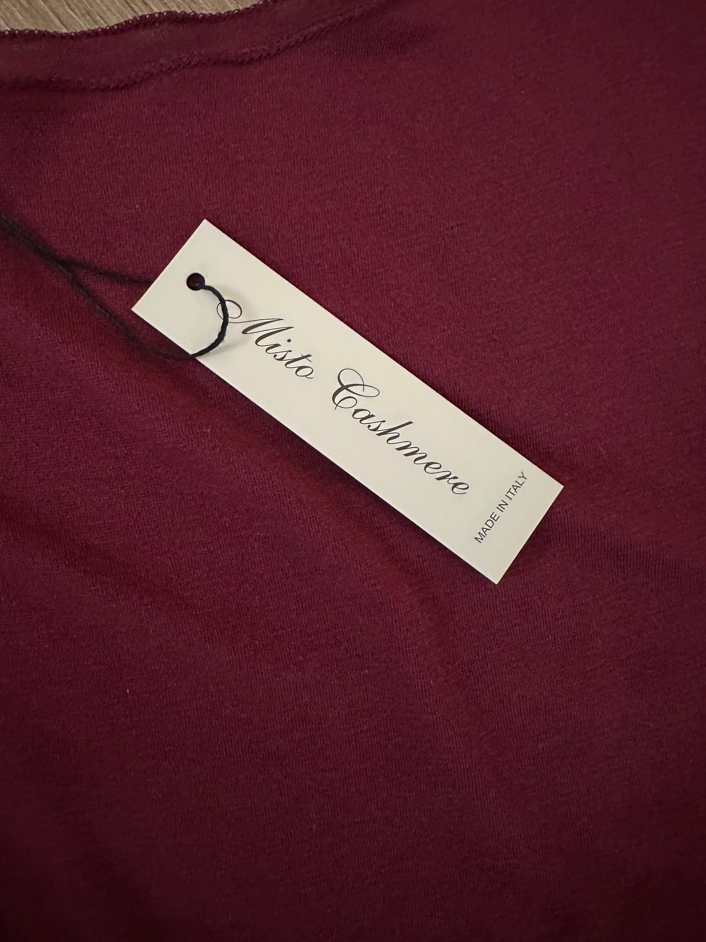 Top Cashmere stretch Burgundy