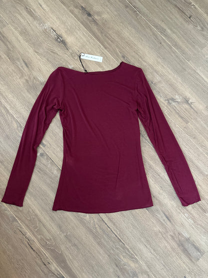 Top Cashmere stretch Burgundy