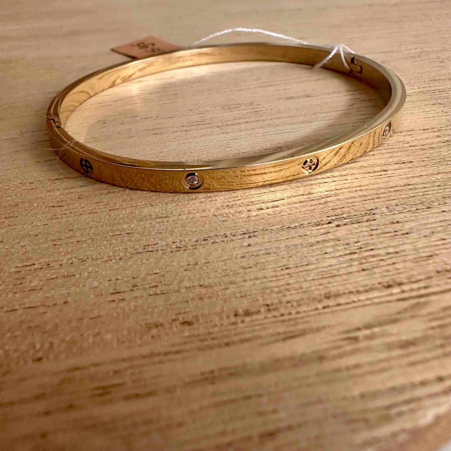 Bangle Goud diamantje