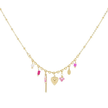 Pink Fiësta ketting Pink