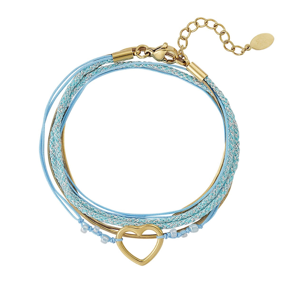 Armband Summer Flow Love Blauw