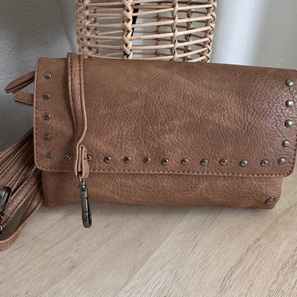Crossbody/ schoudertas ‘San Martin’ Camel