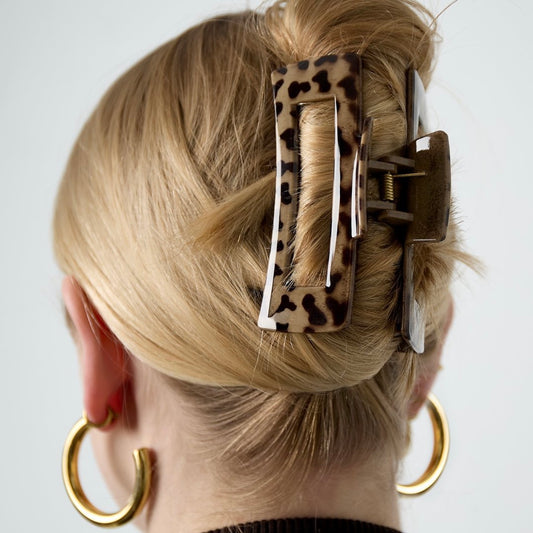 Haarklem Luipaard Rechthoekig 10.5 cm