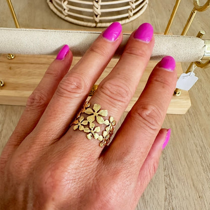 Stijlvolle Ring Bloem