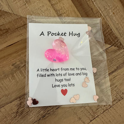 Pocket gift Roze hartje