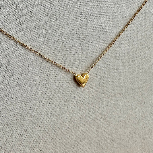 Kettinkje Goud 'Single Heart'