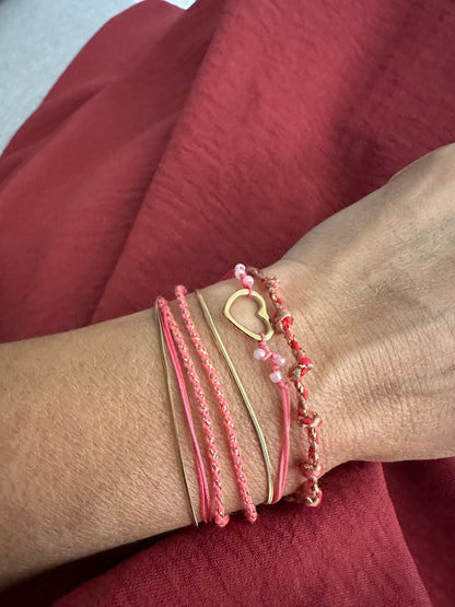 Armband Summer Flow Love Fuchsia