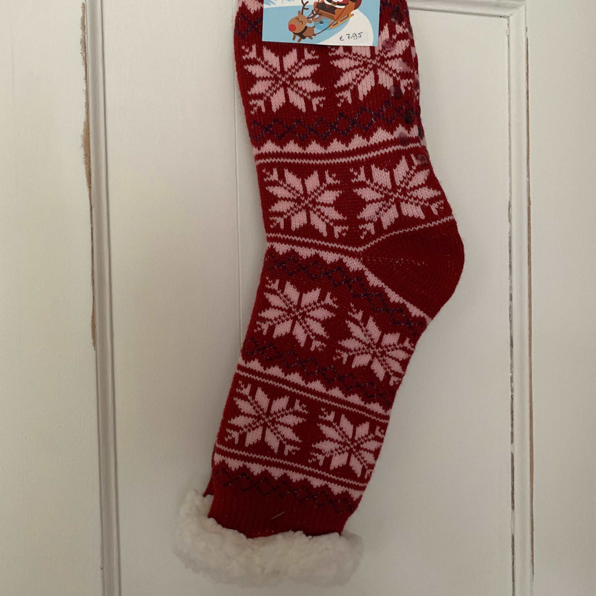Wintersok voering 'Cosy' Rood 35-41