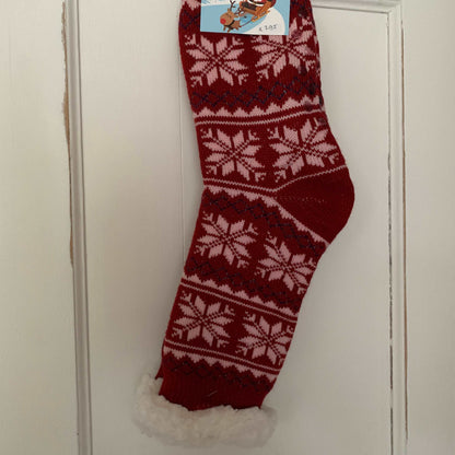 Wintersok voering 'Cosy' Rood 35-41