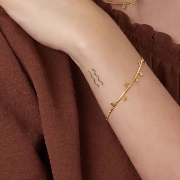 Armband sterretjes Goud