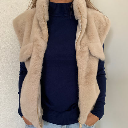 Stijlvolle top Donkerblauw XS-S-M