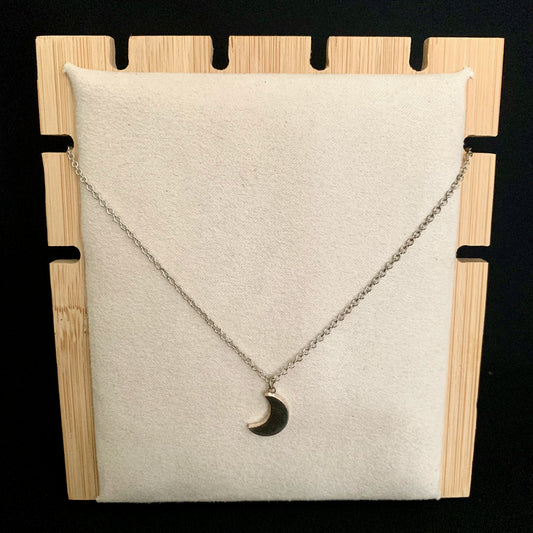 Kettinkje minimalistisch 'Maantje' Zilver