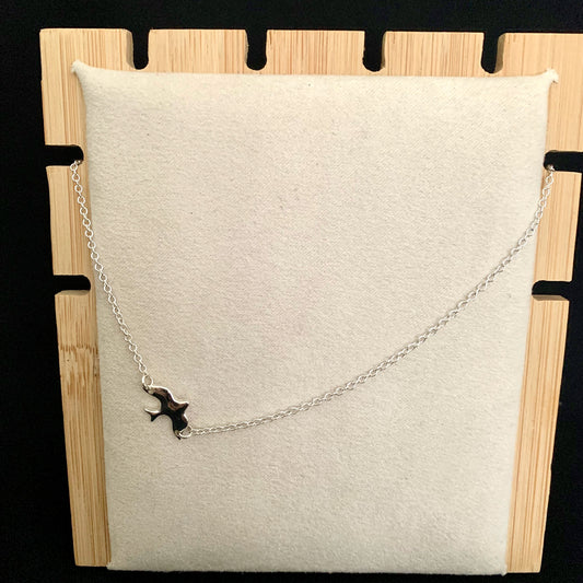 Kettinkje 'Bird' Zilver