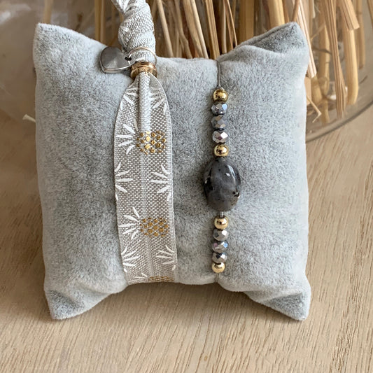 Ibiza setje Grijs/Goud/Zilver Pineapple