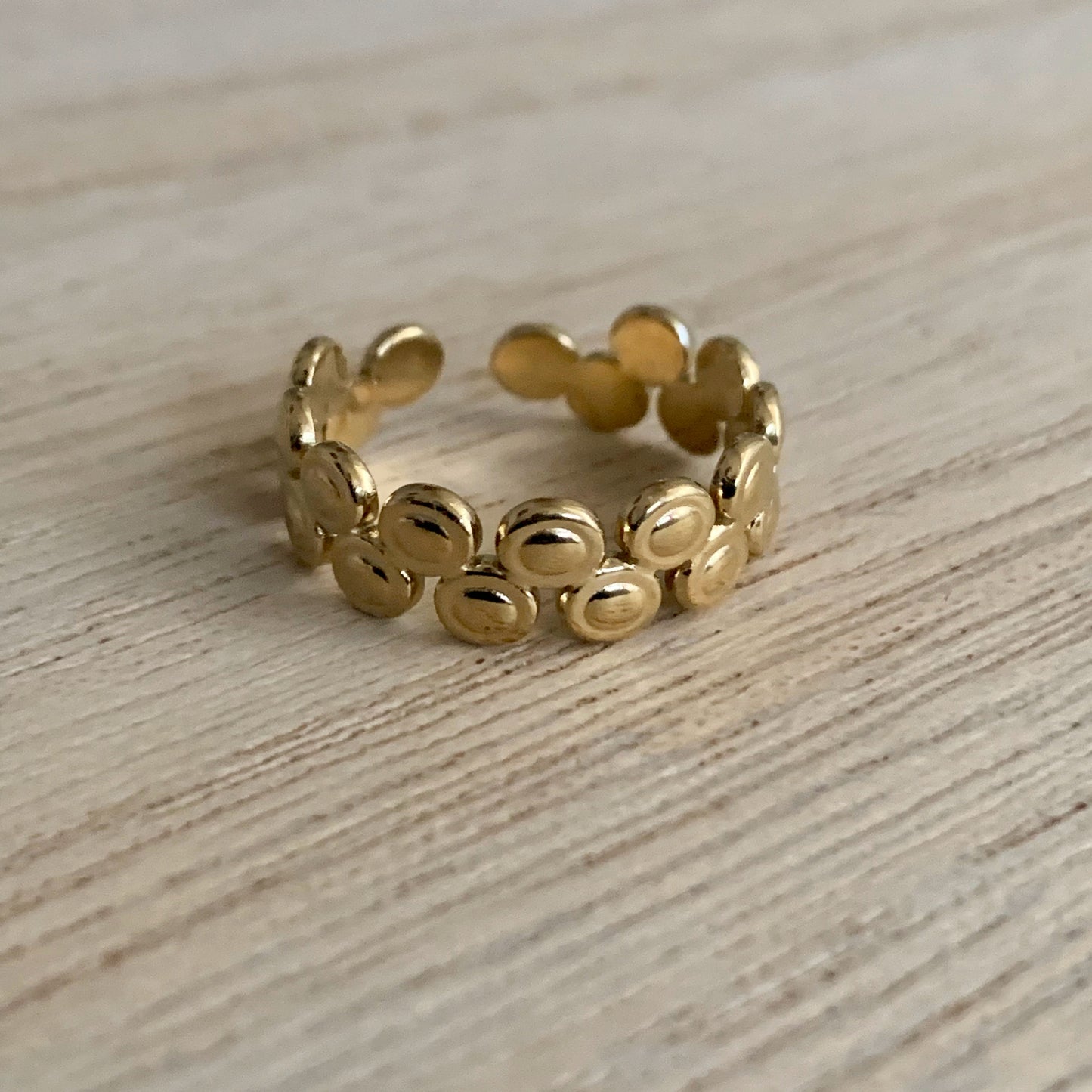 Ring barok- Goud- One Size
