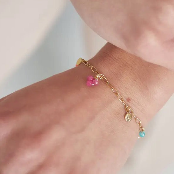 Armbandje 'Summer Love' goud