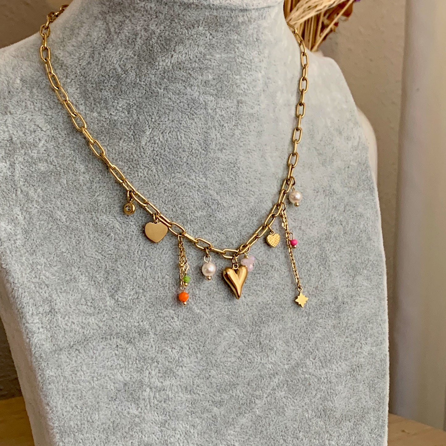 Bedelketting 'Amore' Goud