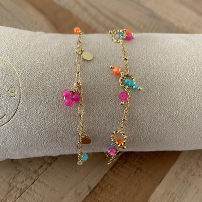 Armbandje 'Summer Love' goud