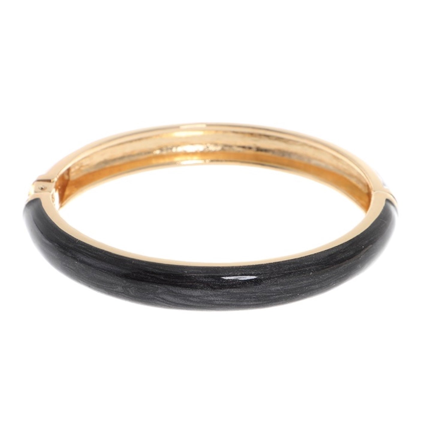 Armband/Bangle 'Noortje' Zwart-Goud