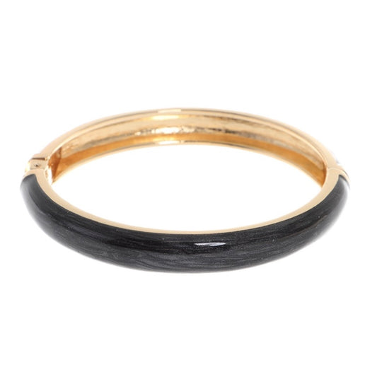 Armband/Bangle 'Noortje' Zwart-Goud